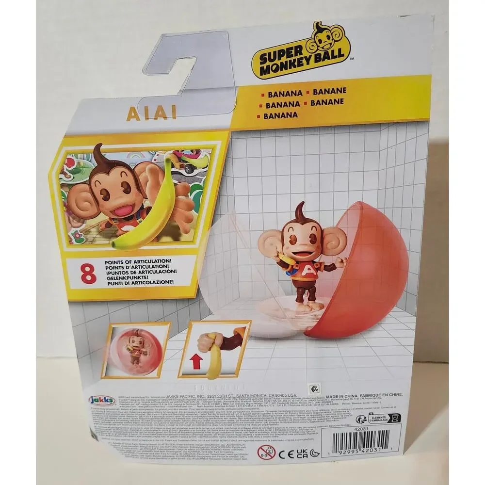Super Monkey Ball AiAi Figure Complete Jakks Pacific Sega Collectible